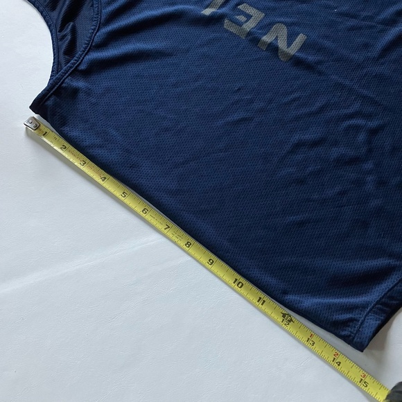 NELEUS Mens NAVY BLUE Athletic Y-Back Muscle Tank Size Medium - Picture 12 of 12